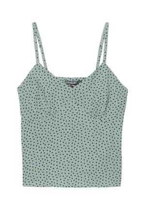 Superdry & Co, SUPERDRY CAMI TOP.. - Débardeur - green navy ditsy hearts