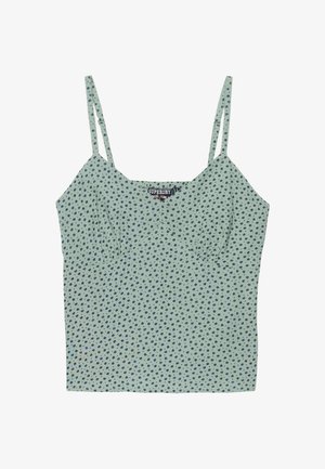 Superdry & Co, SUPERDRY CAMI TOP.. - Top - green navy ditsy hearts