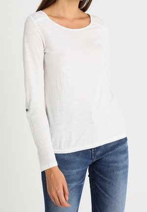 QS Camiseta de manga larga - white
