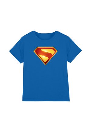 Cotton Soul, SUPERMAN 2025 NEW LOGO COLOR UNISEX - Print T-shirt - royal blue