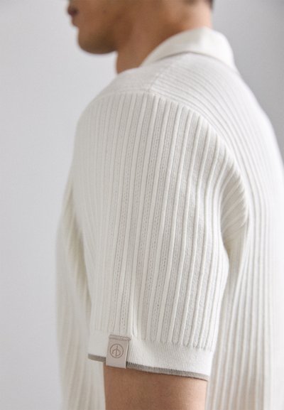 rag & bone HARBOR JOHNNY COLLAR - Polosärk - ivory