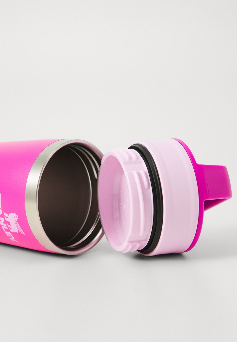 Tasse à Café, Tasse à Eau Isolée En Acier Inoxydable Avec Cuillère Et Couvercle Pour Les Voyages De Bureau(Or Rose