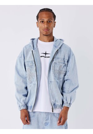À CAPUCHE - Giacca di jeans - bleu denim clair