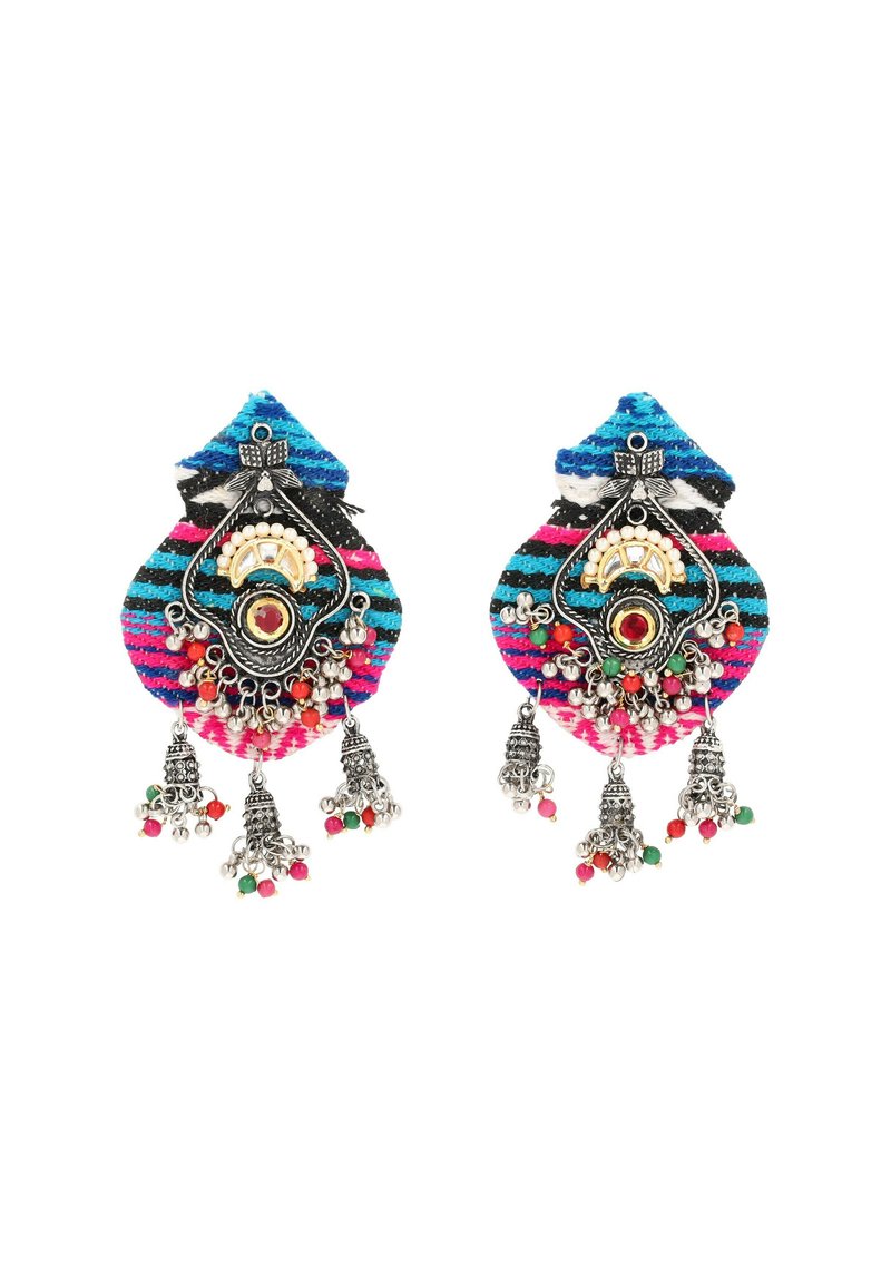 IZIA Örhänge - blau mehrfarbig