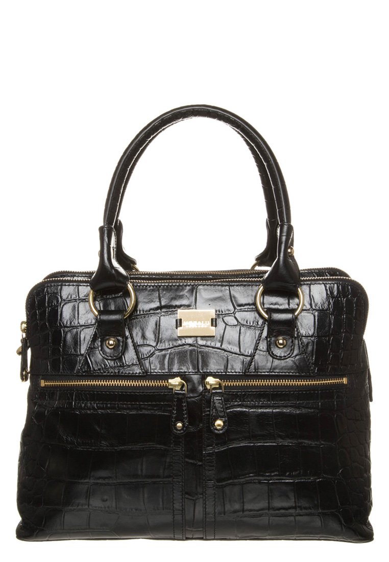 Modalu England PIPPA Handbag black croc/black Zalando.co.uk