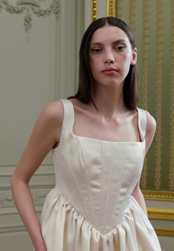 LIVIA DROP WAIST MINI DRESS - Cocktail dress / Party dress - vanilla3