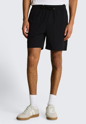 TOM TAILOR DENIM TOM TAILOR DENIM HOSEN & CHINO ULTRALIGHT RELAXED FIT SHORTS - Trainingsbroek - black