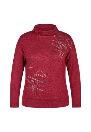 GLAM - Strickpullover - merlot