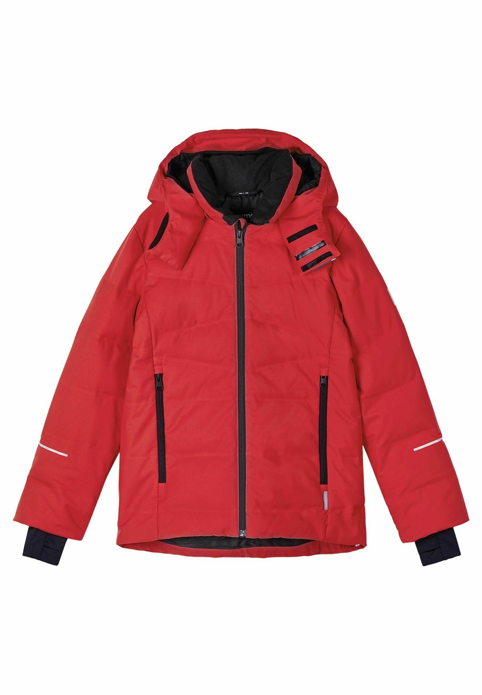 red down ski jacket