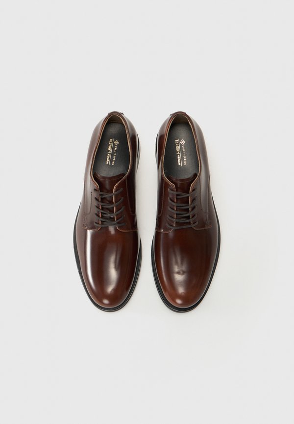 DONATELLO - Lace-ups - cognac3