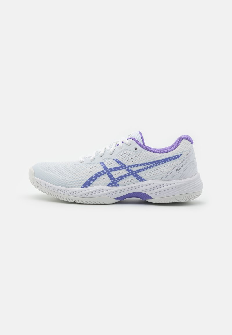 ASICS GELGAME 9 Multicourt tennis shoes white/amethyst/white