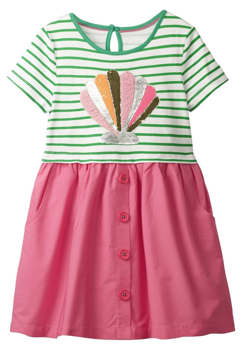 Boden MIT FARBWECHSELNDEN PAILLETTEN - Freizeitkleid - mottled berry