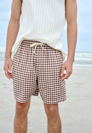 Next, REGULAR FIT - ELASTICATED WAIST SHORT . - Shorts - check