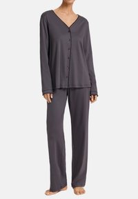 Hanro UNA SET - Pyjama - black pearl
