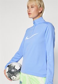Nike Performance Top dugih rukava - royal pulse/vintage green