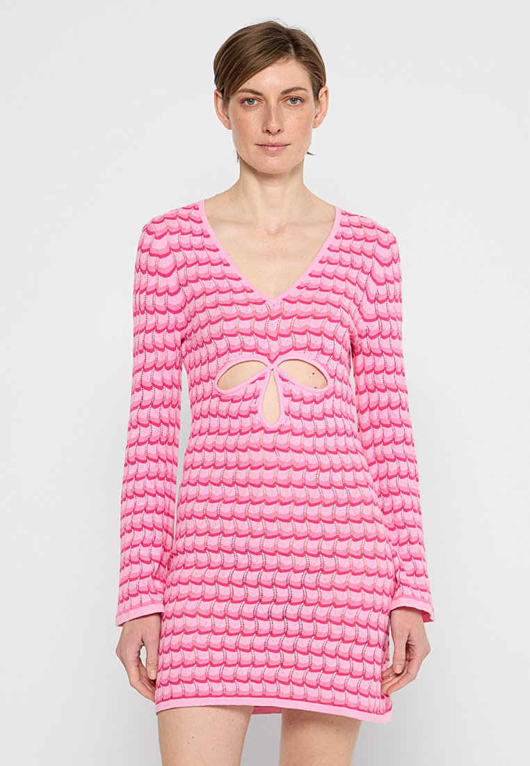 Seafolly Gebreide jurk donkerroze