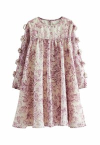 Laura Ashley HELEDD BLOOMS 3D FLOWER- REGULAR FIT - Freizeitkleid - ecru pink