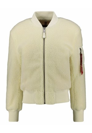 Alpha Industries MA-1 TEDDY - Fleecejas - offwhite