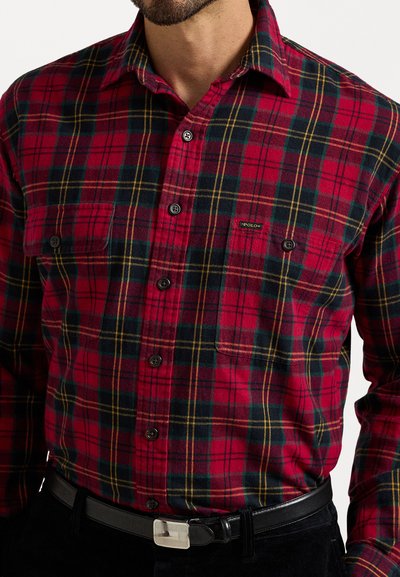 Polo Ralph Lauren Big & Tall BRUSHED OXFORD WORKSHIRT - Camicia - red/black multi