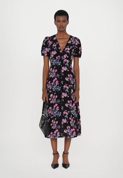 The Kooples DRESS - Vardagsklänning - black/pink