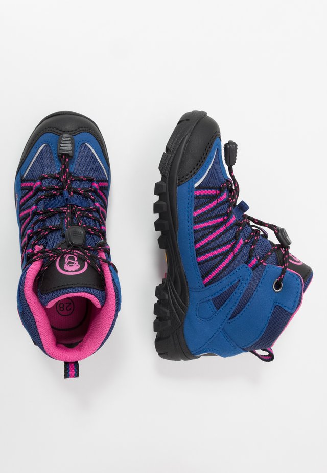 KIDS LOFOTEN MID - Hikingschuh - blue/magenta