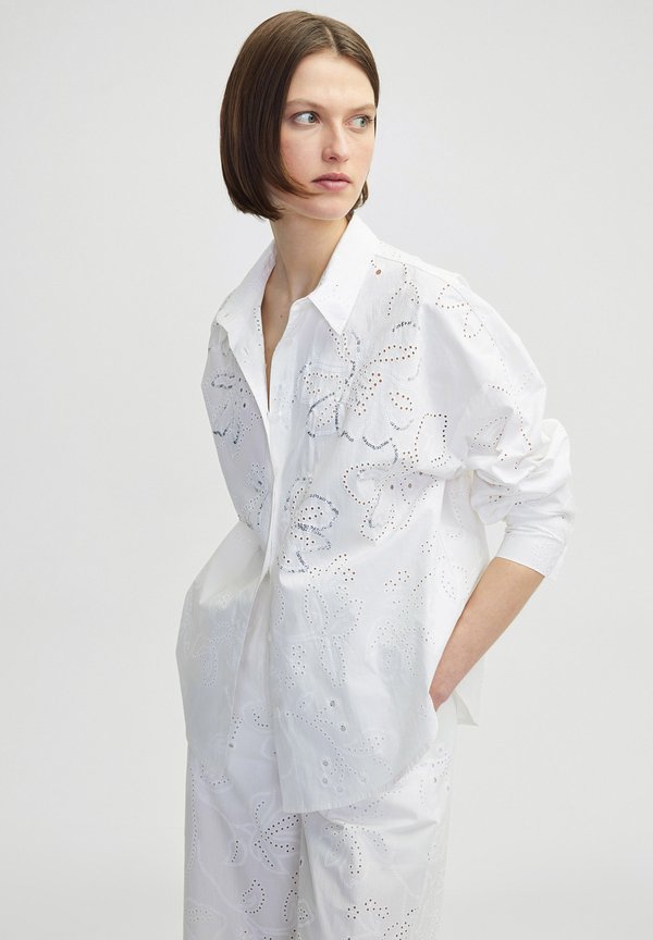 SEQUIN EMBROIDERED FISTO  - Hemdbluse