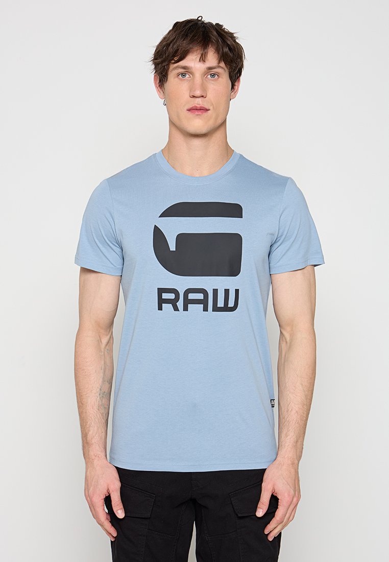 G-Star T-shirt print blauw