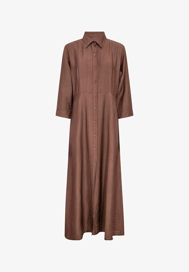 Caitlin Robe NÜ Denmark CAITLIN TUNIC DRESS - Robe longue - brown/marron - ZALANDO.FR