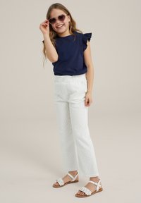 WE Fashion - Pantaloni - white Immagine in miniatura 1