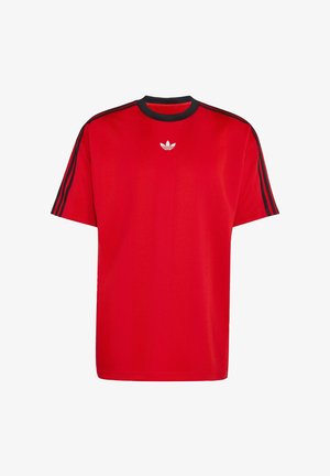 adidas Originals, JACQUARD JERSEY - T-shirt print - vivid red