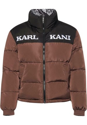 KK RETRO PAISLEY REVERSIBLE BLOCK PUFFER - Vinterjakke - brown black
