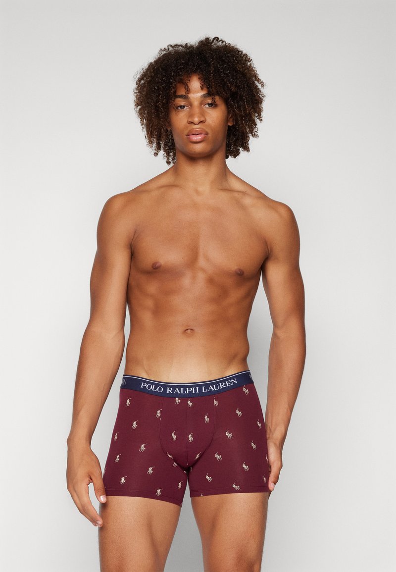 Polo Ralph Lauren 3 PACK - Boxer alsónadrág - bordeaux/grey/dark blue