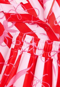 Next SET REGULAR FIT - Nachtwäsche Set - red pink bow stripe