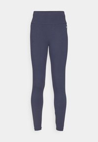 ICONS HIGH WAIST LEGGINGS CROP - Tights - dark blue
