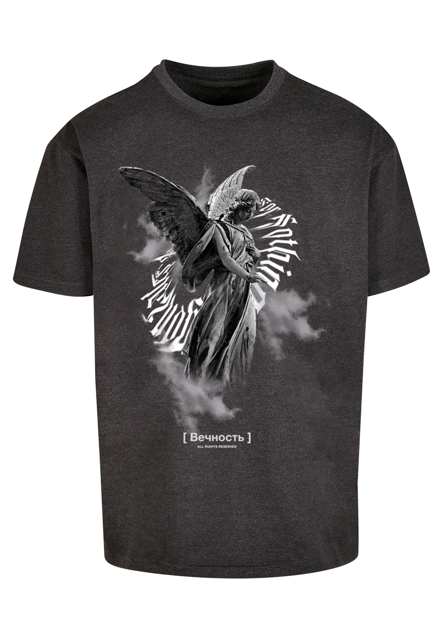 MJ Gonzales MÄNNER HEAVY OVERSIZED - Print T-shirt - charcoal/grey