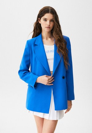 DOUBLE-BREASTED - Cappotto corto - blue