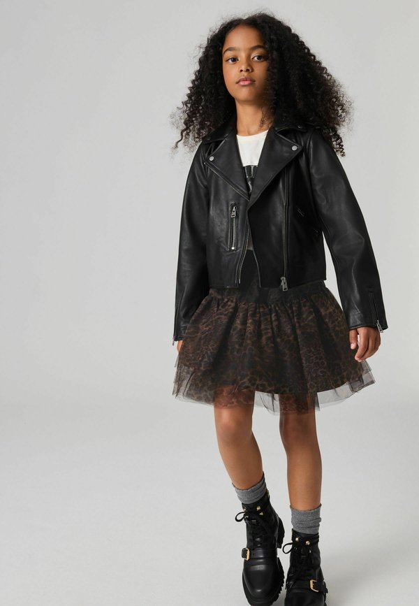 REGULAR FIT - TIERED  - A-Linien-Rock - leopard