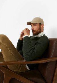 BRAX STYLE RICK - Strickpullover - olive