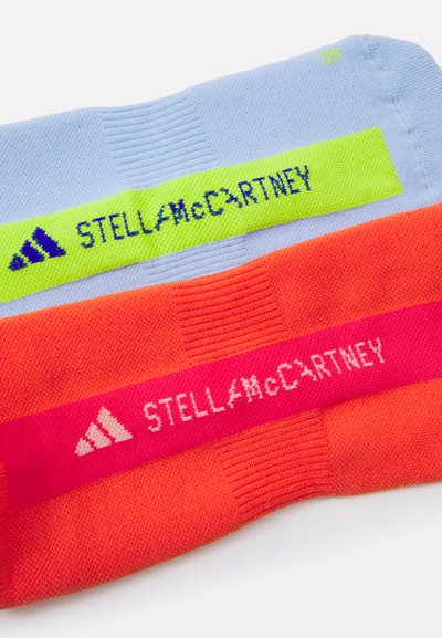adidas by Stella McCartney SOCKS 2 PACK - Nogavice - glow blue/semi solar slime/semi impact orange/core pink