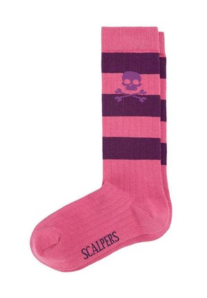 Scalpers, SCALPERS SCH STRIPES L SOCKS GIRLS - Calcetines - pink