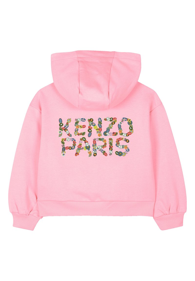 KENZO kids Sweat zippé rose friandise/rose