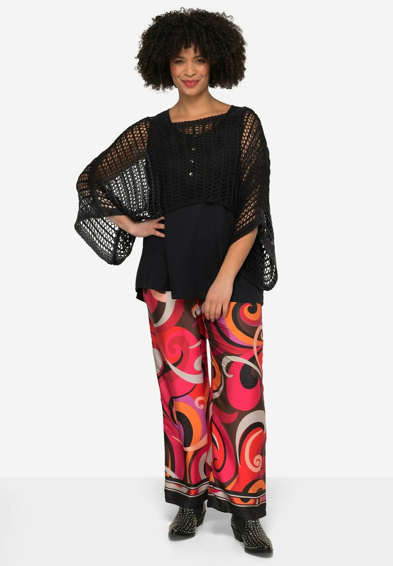 Angel of Style PONCHO-U-BOOT-AUSSCHNITT LANGARM - Maglione - black