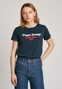 Pepe Jeans Tričko s potlačou - dulwich blue