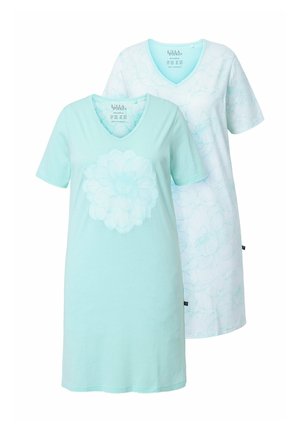 2 PACK SLEEP - Yöpaita - light mint green