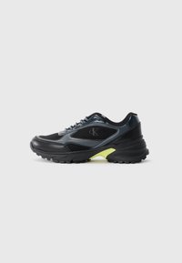 HIKE RUNNER - Tenisky - black/coal/buttercup