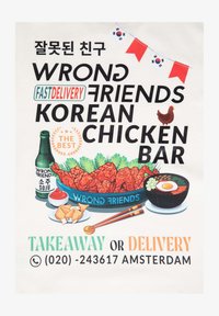 Wrong Friends SEOUL - Camiseta estampada - white