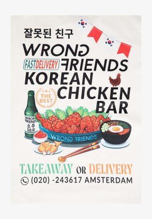 Wrong Friends SEOUL - Camiseta estampada - white