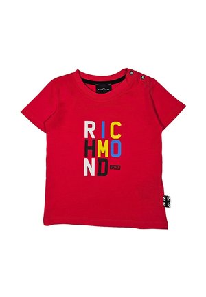 T-shirt con stampa - rosso