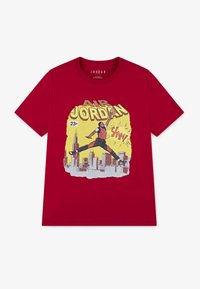 Jordan COMIC SLAM - Marškinėliai su spaudiniu - gym red