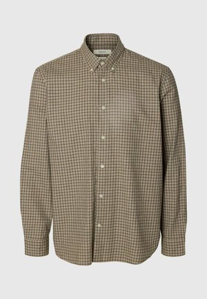 Selected, SLMREGCOLE JAY SHIRT  - Риза - chocolate chip